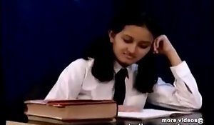 Marketable Hot Indian Porn industry star Babe as Tutor girl Squeezing Fat Boobs with the addition of masturbating Part1 - indiansex