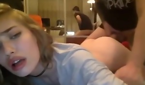 american brother fucking his sister from behind to give excuses her wet