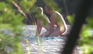 Public Russian Beach Couple Lovemaking Hidden Cam Voyeur